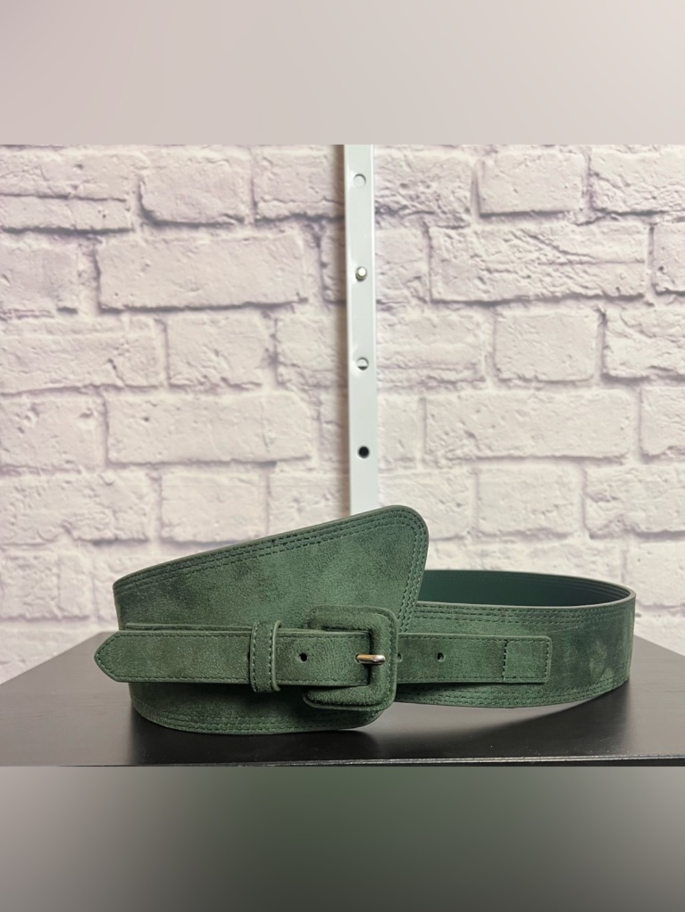 Eloquii Green Abstract Belt size 14/16